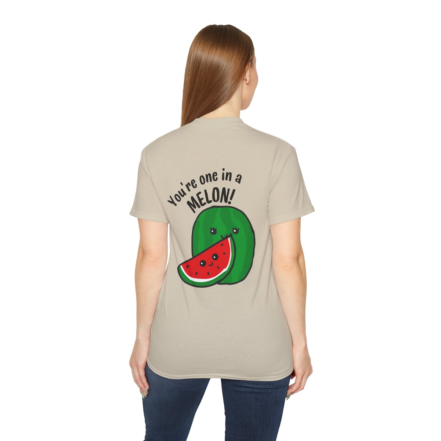 Fun Watermelon Graphic Tee - You're One in a Melon!
