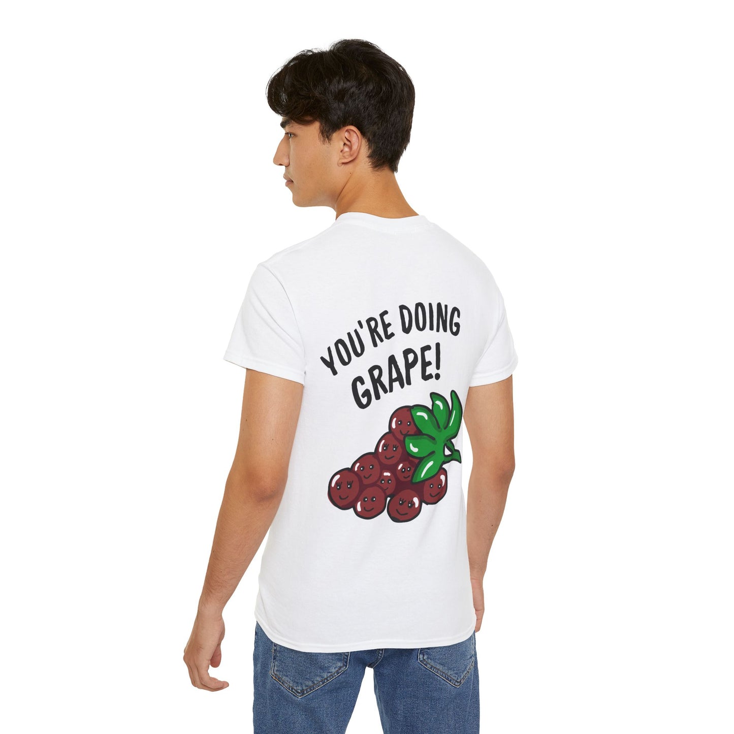 Fun Grape Graphic Tee - You're Doing Grape!