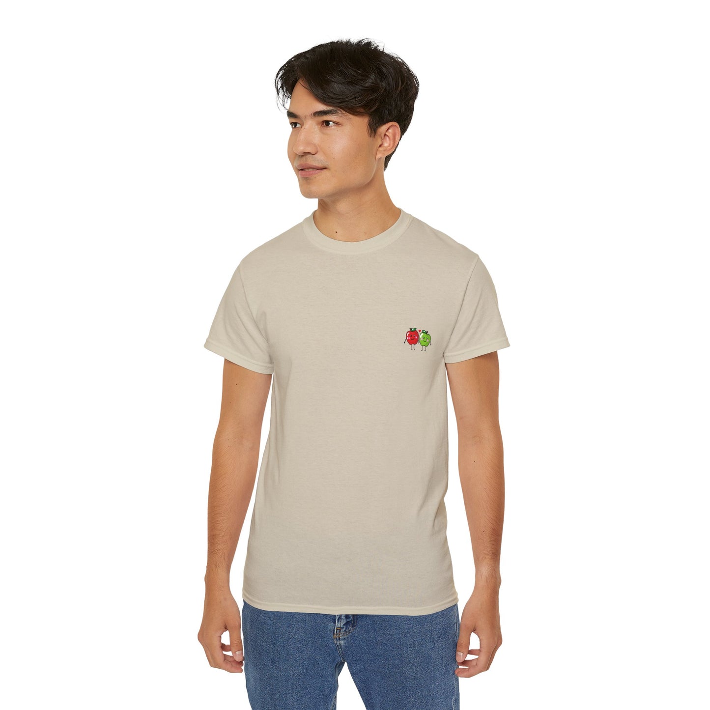 Fun Apple Graphic Tee - Apple-y ever after!