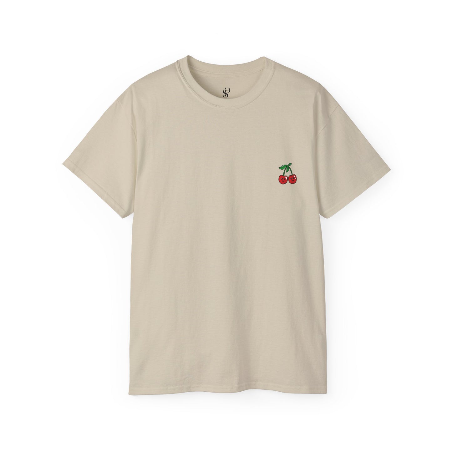 Fun Cherry Graphic Tee - I Love you Cherry Much!