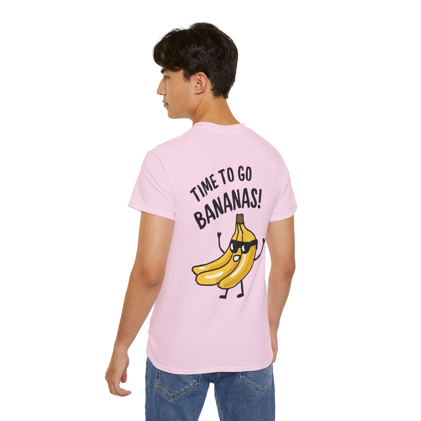 Fun Banana Graphic Tee - Time to go Bananas!