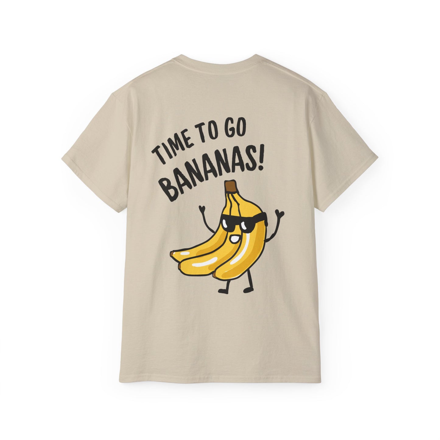 Fun Banana Graphic Tee - Time to go Bananas!