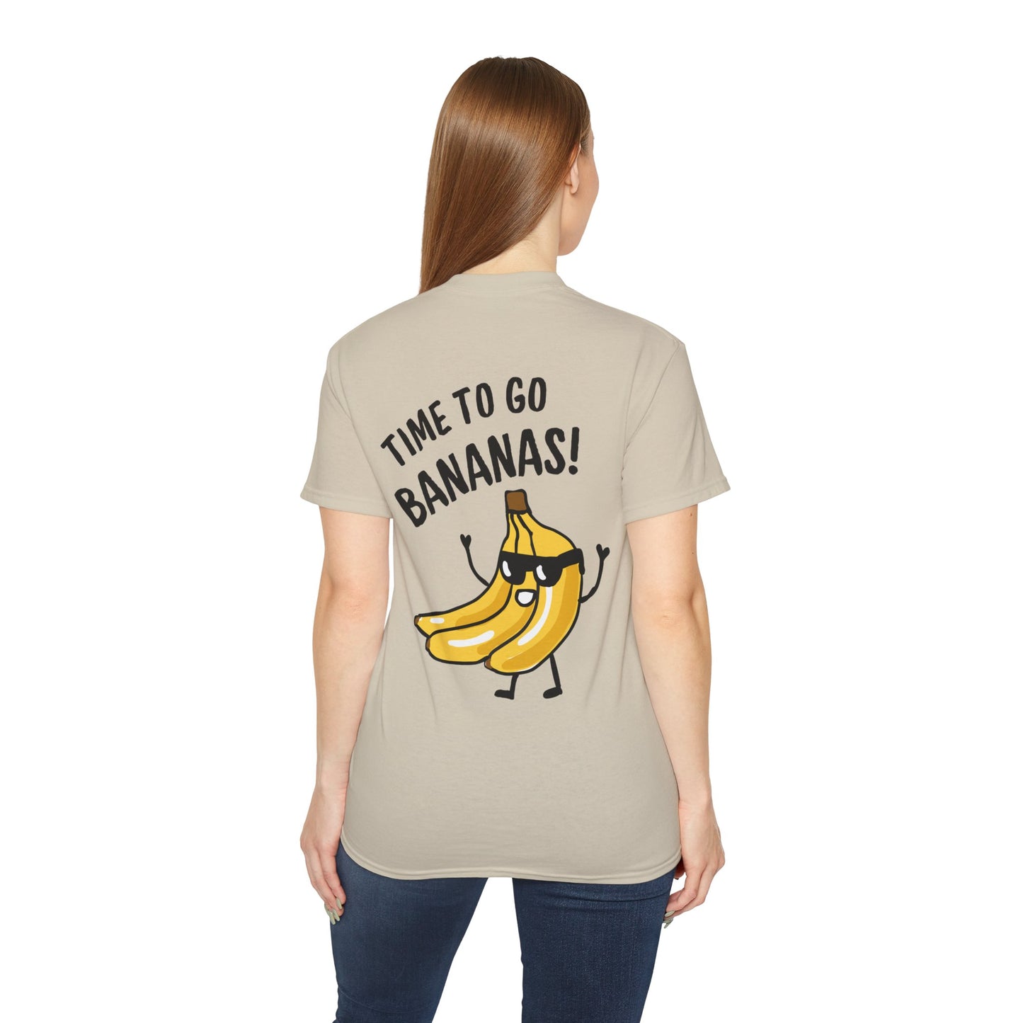 Fun Banana Graphic Tee - Time to go Bananas!