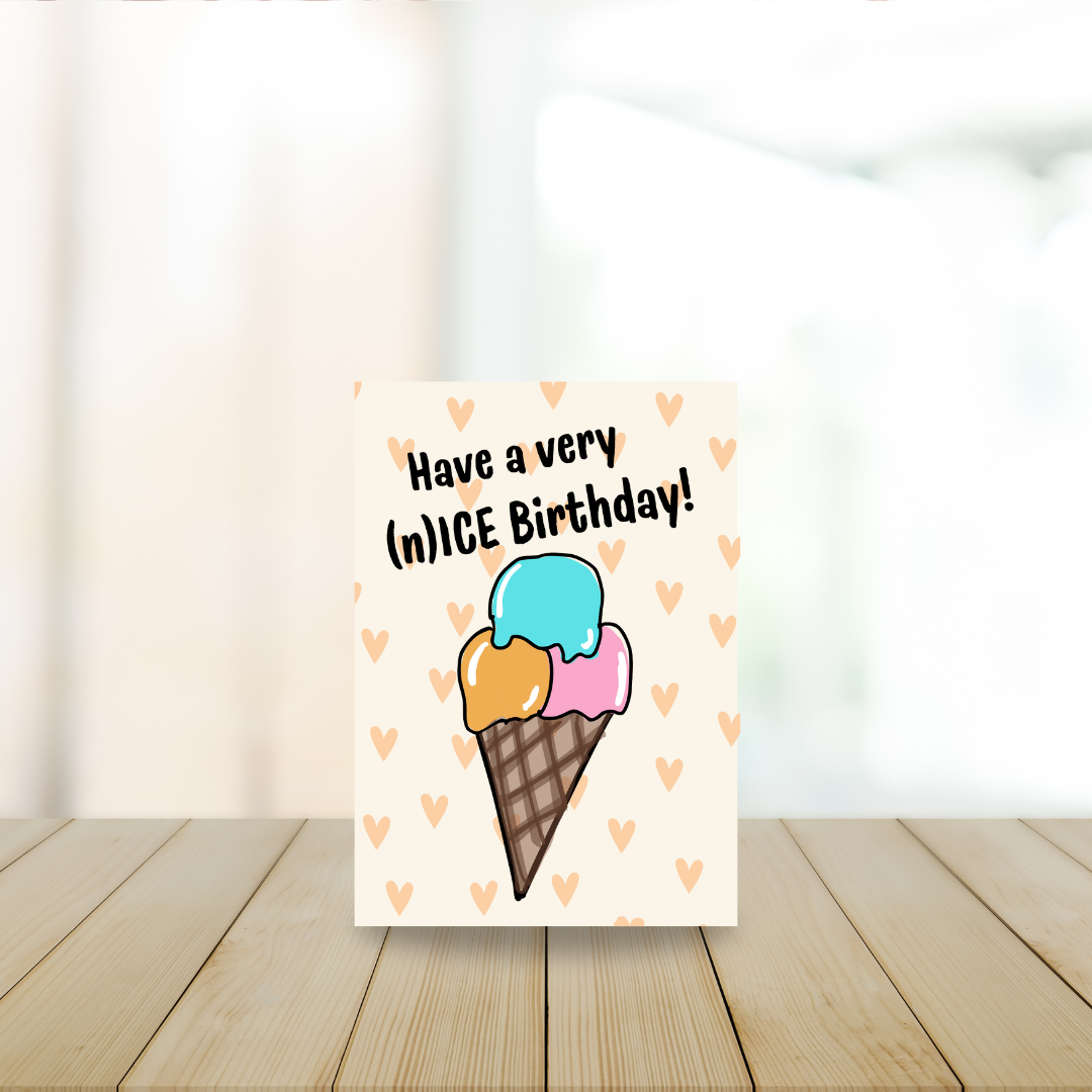 Card - Have a very (n)ice birthday!