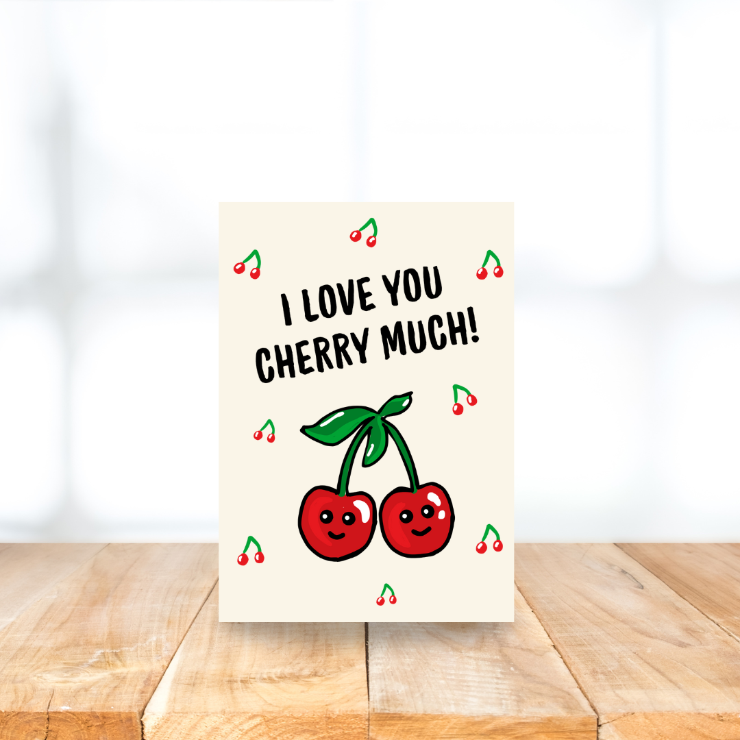Card - I love you cherry much!
