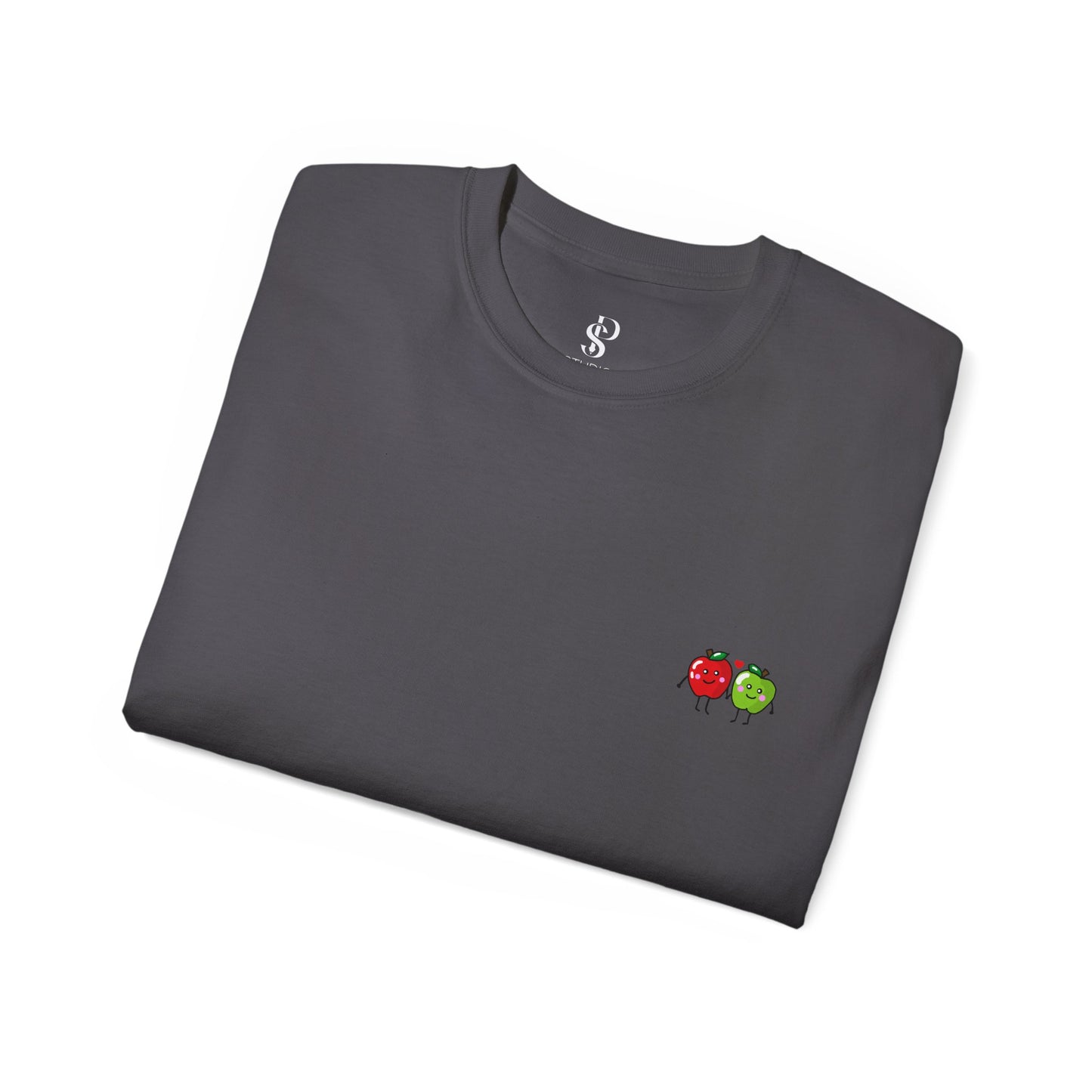 Fun Apple Graphic Tee - Apple-y ever after!