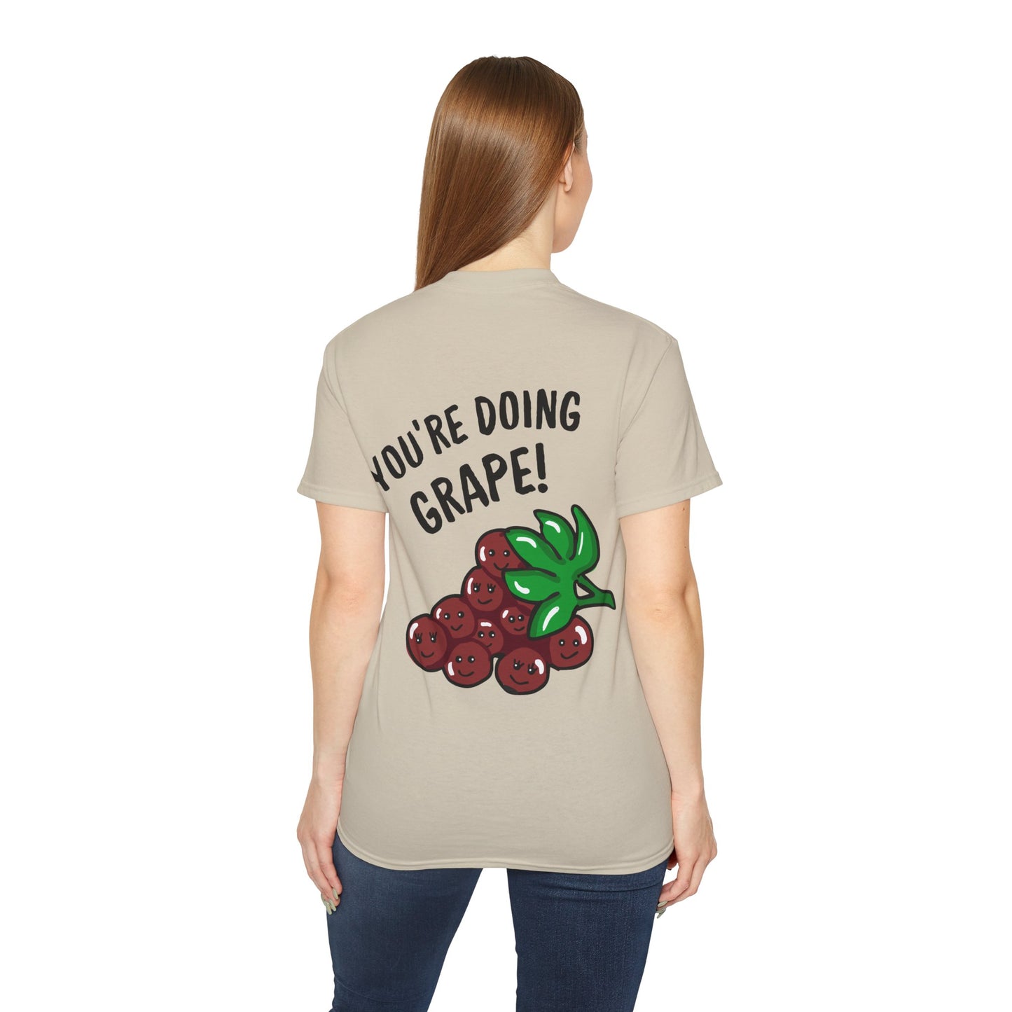 Fun Grape Graphic Tee - You're Doing Grape!