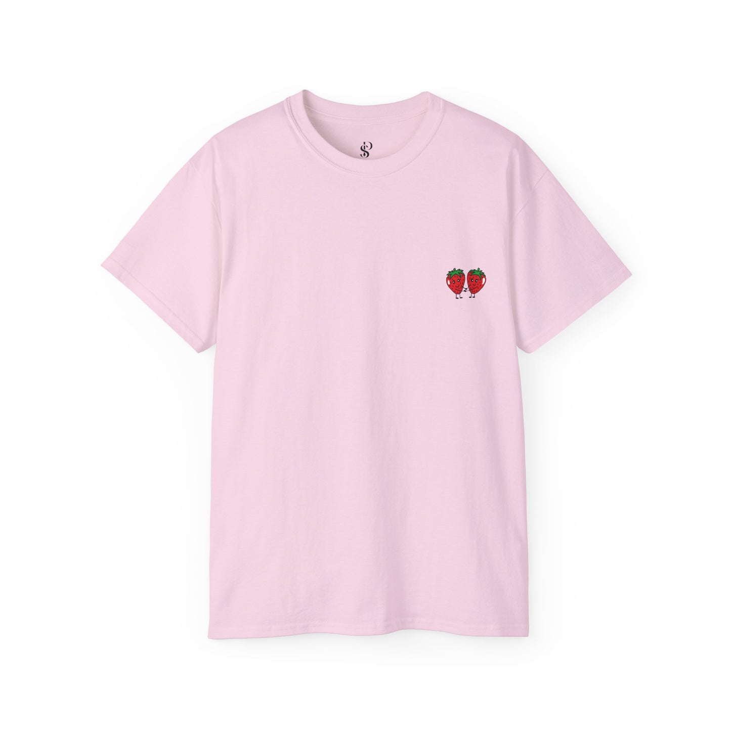 Fun Strawberry Graphic Tee - You're the Straw to my Berry!