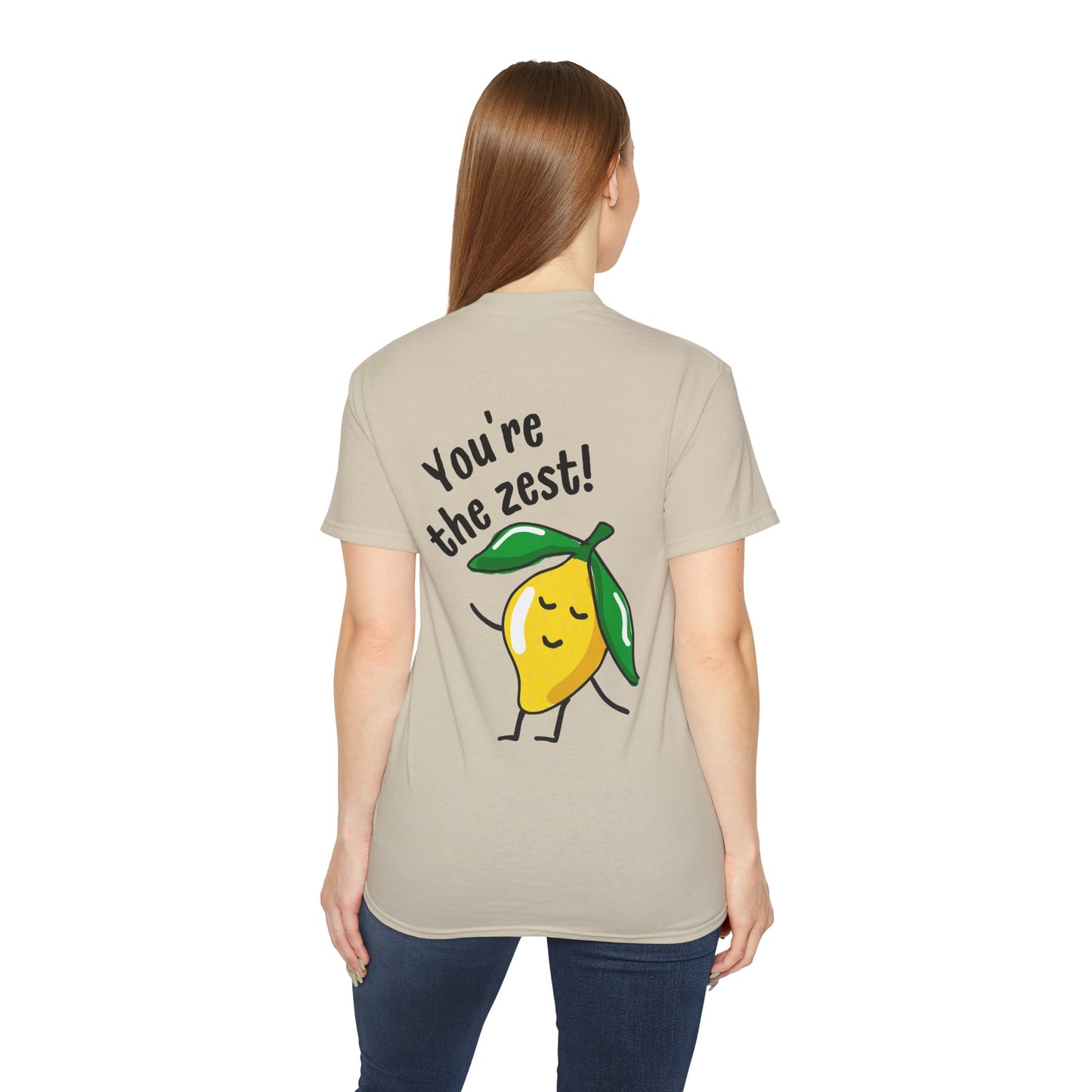 Fun Lemon Graphic Tee - You're the Zest!