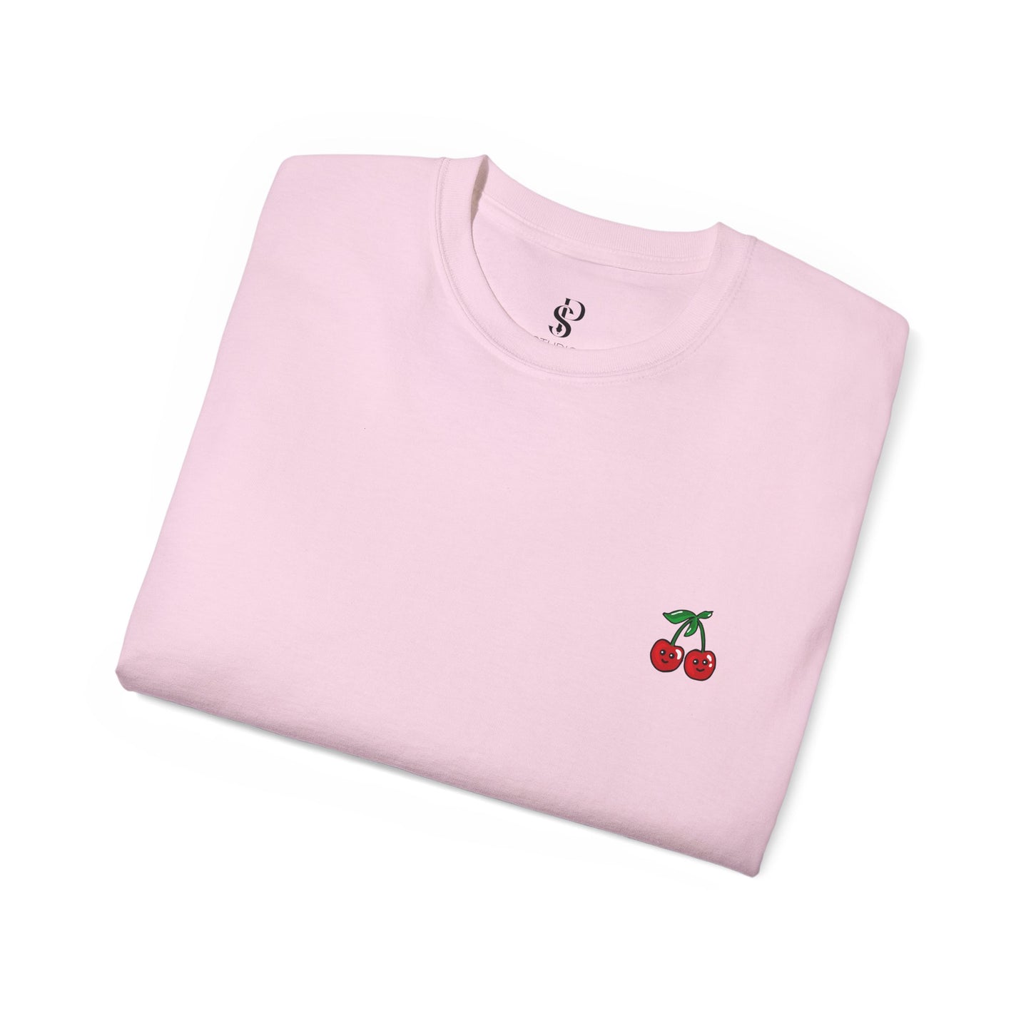 Fun Cherry Graphic Tee - I Love you Cherry Much!