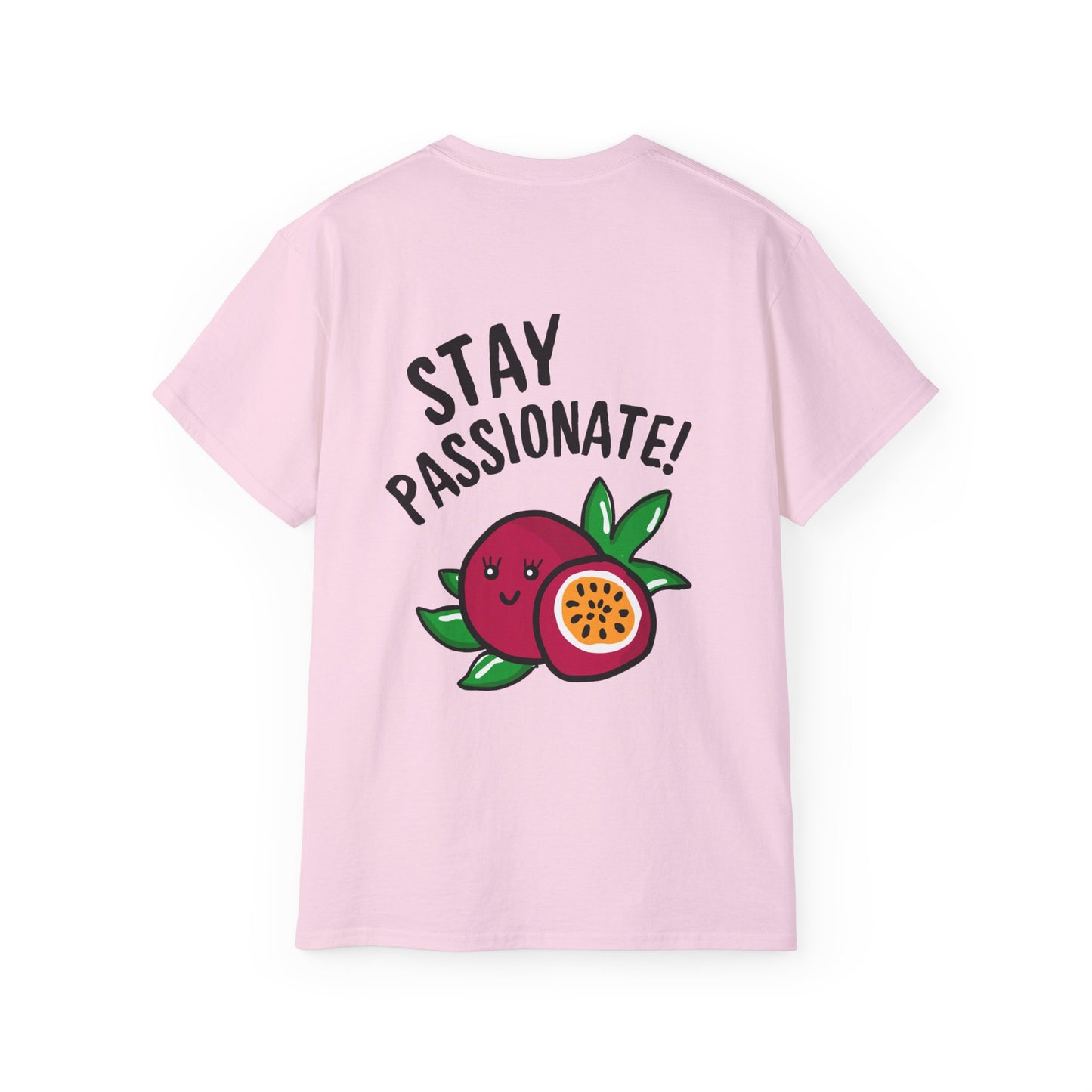 Funny Passion Fruit Graphic Tee - Stay Passionate!