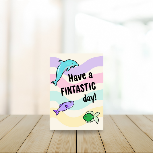 Card - Have a fintastic day!
