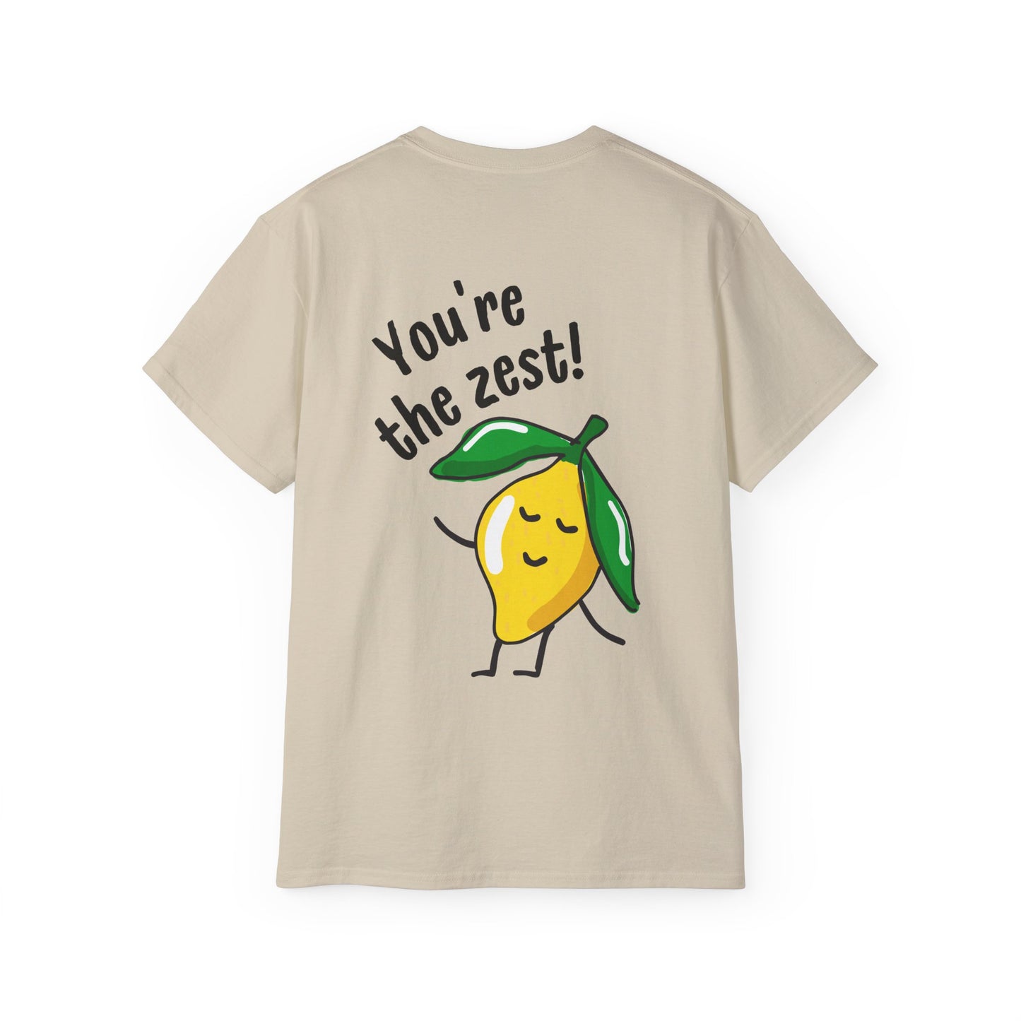 Fun Lemon Graphic Tee - You're the Zest!