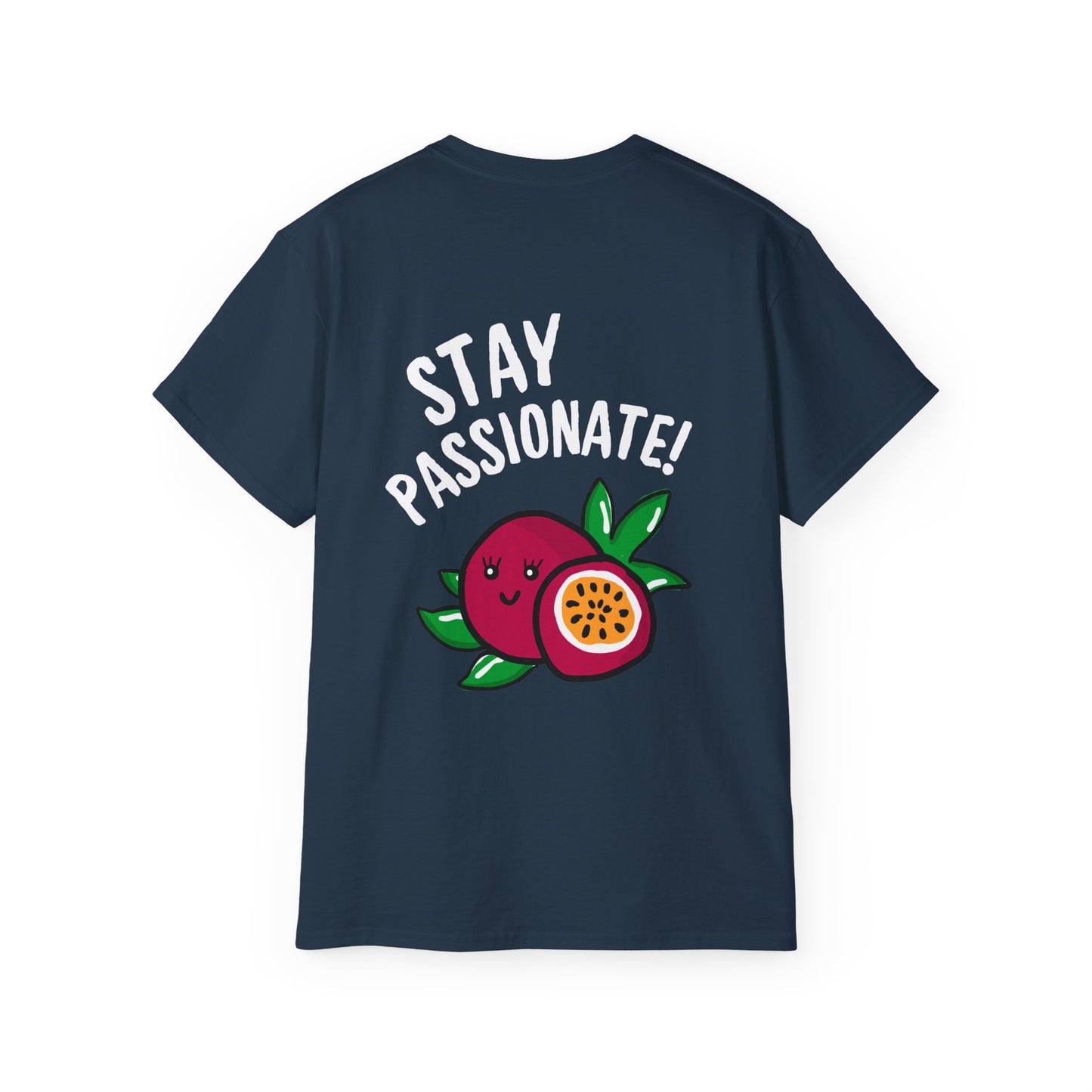 Funny Passion Fruit Graphic Tee - Stay Passionate!