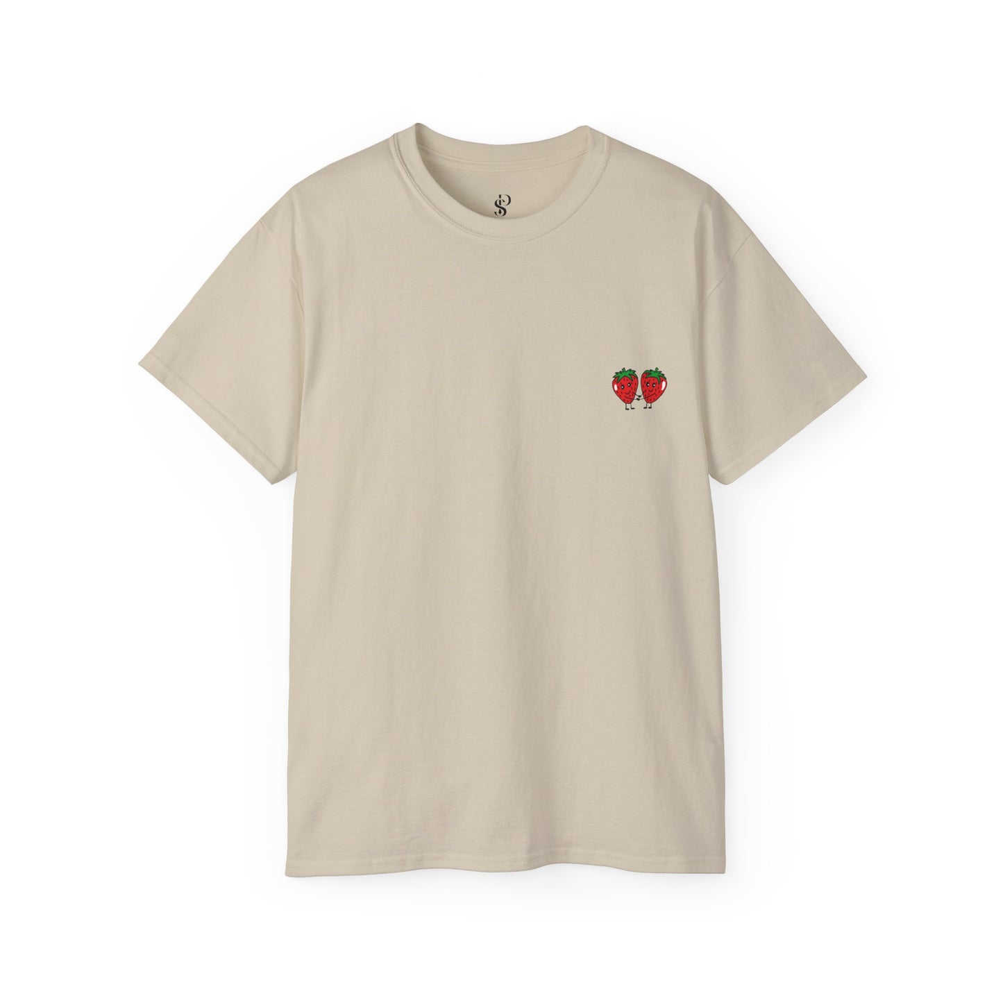 Fun Strawberry Graphic Tee - You're the Straw to my Berry!