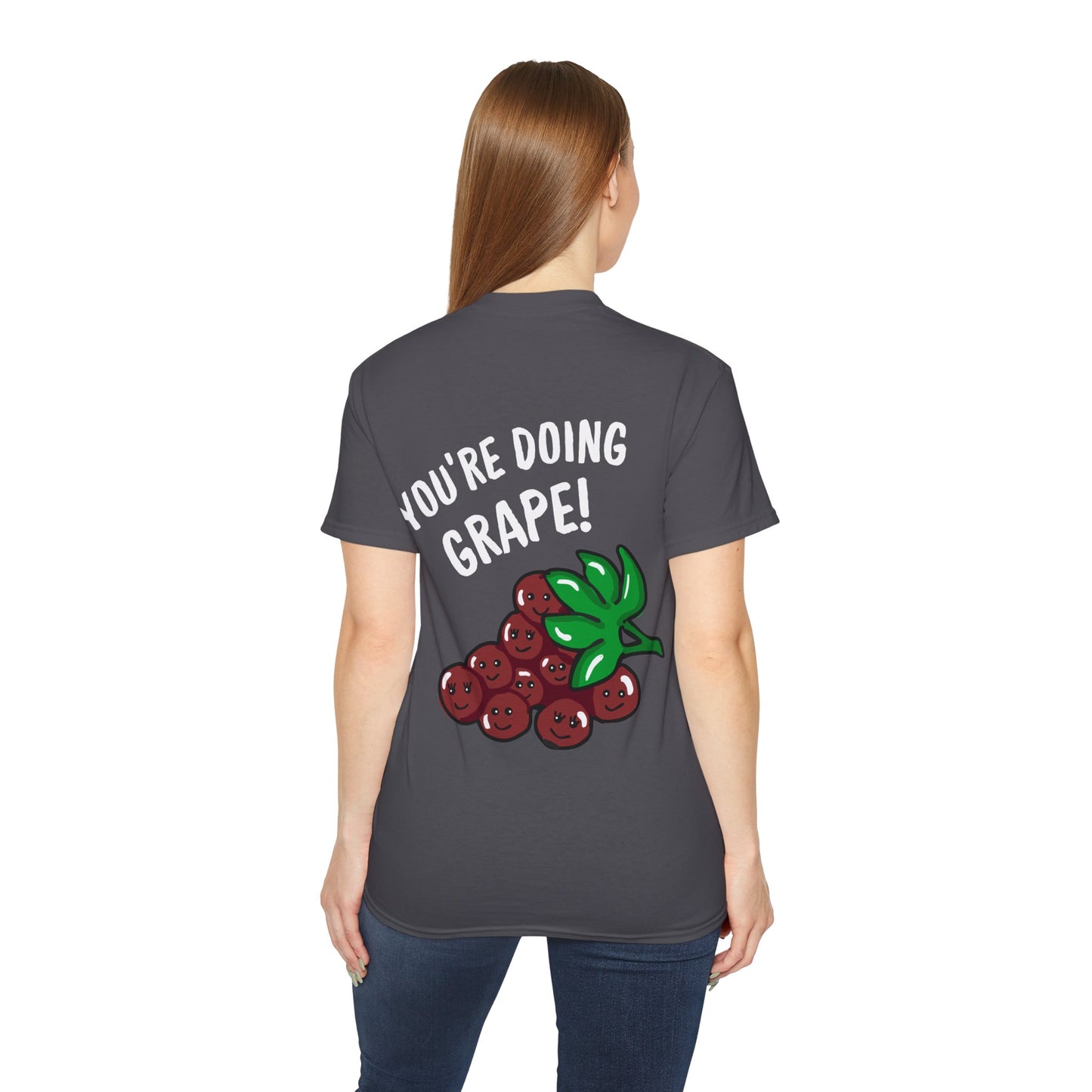 Fun Grape Graphic Tee - You're Doing Grape!