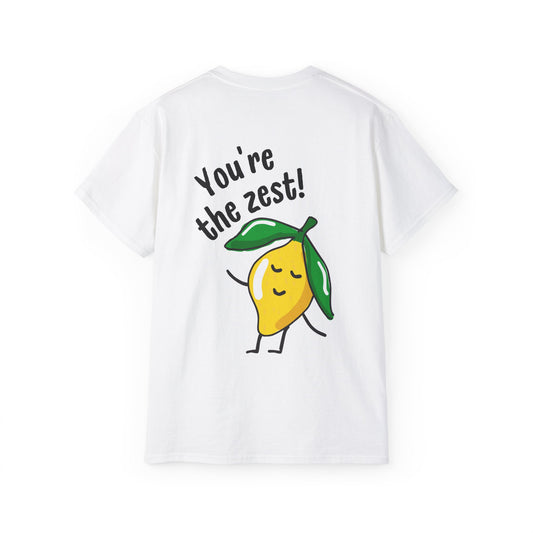 Fun Lemon Graphic Tee - You're the Zest!