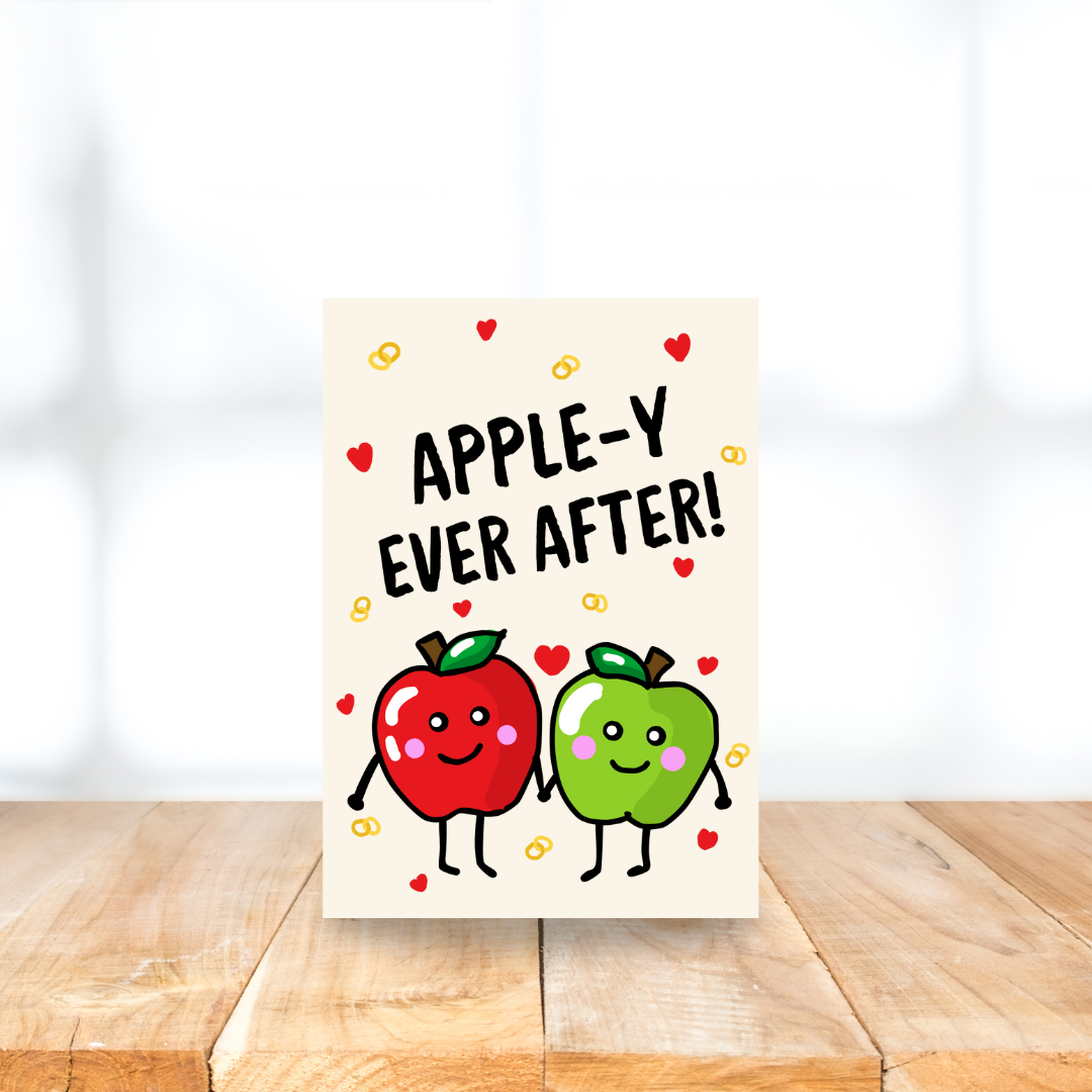 Card - Apple-y ever after!