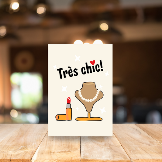 Card - Très chic!
