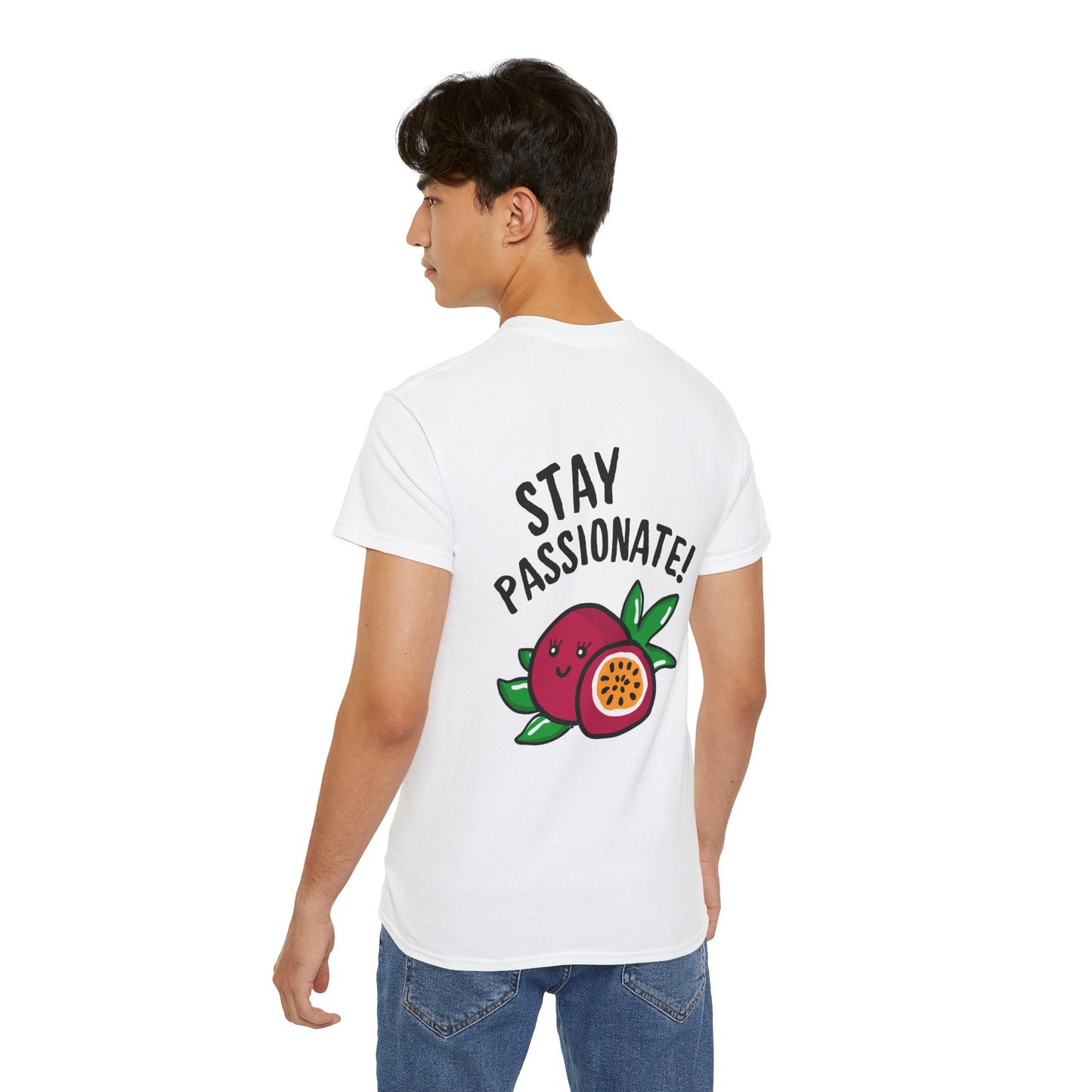 Funny Passion Fruit Graphic Tee - Stay Passionate!