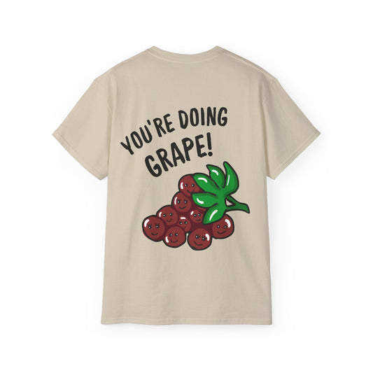 Fun Grape Graphic Tee - You're Doing Grape!