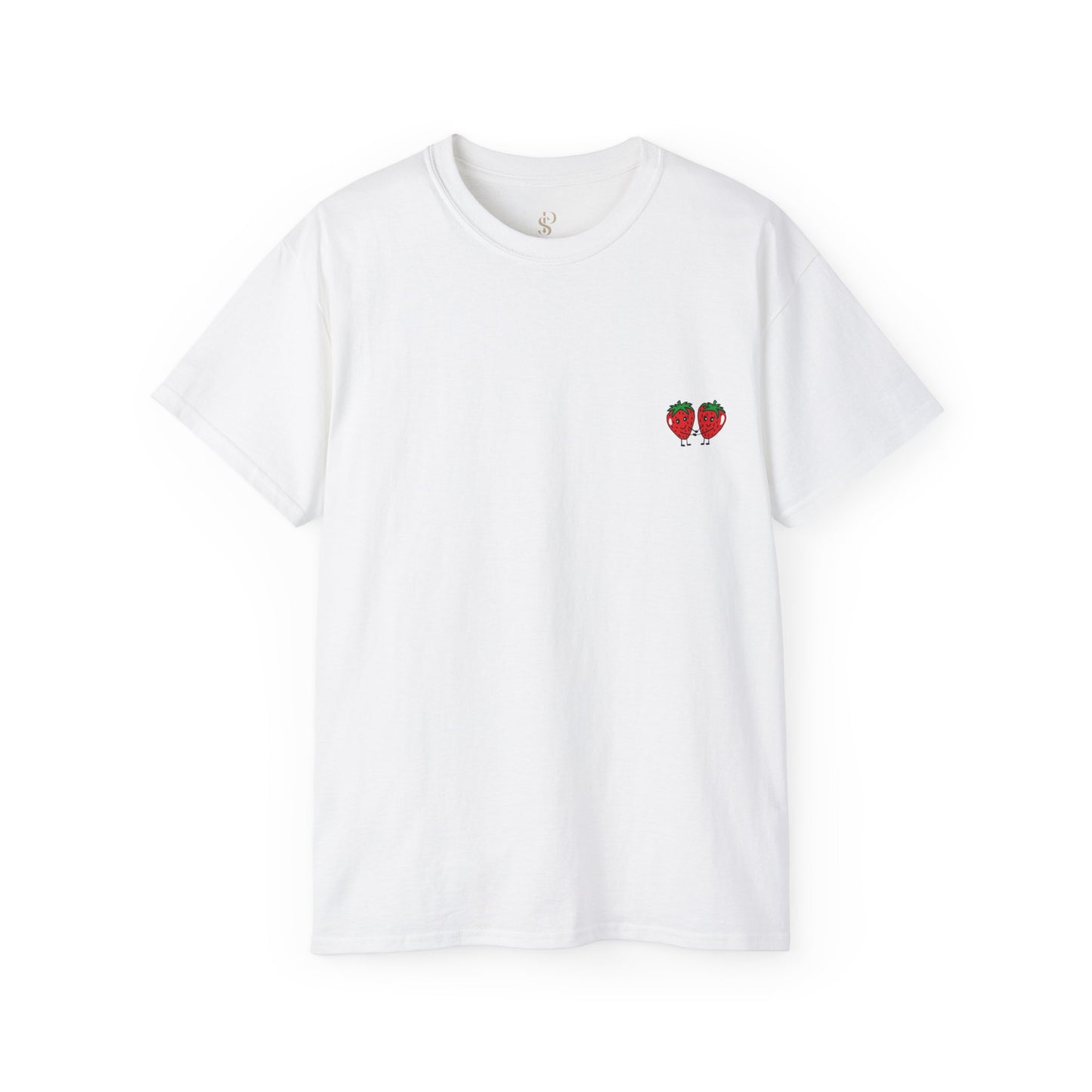 Fun Strawberry Graphic Tee - You're the Straw to my Berry!