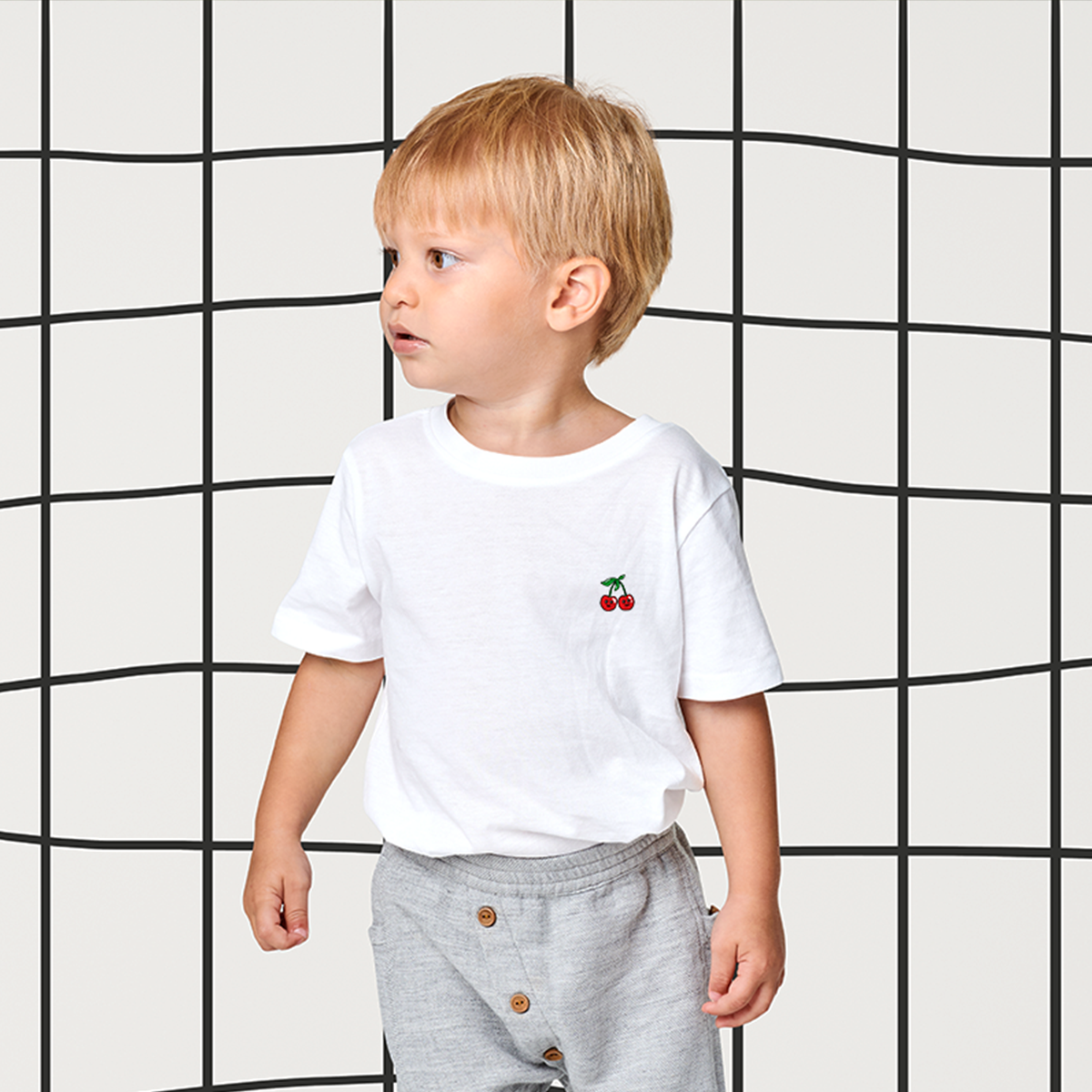 Cute Baby T-Shirt - I love you Cherry much!